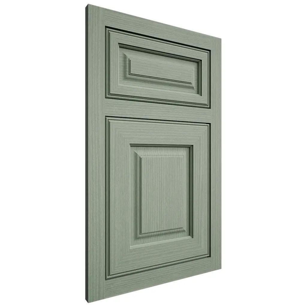 Shiloh Cabinetry Flush Inset Asherville White Oak Rift Cut Moss Door