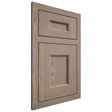 Shiloh Cabinetry Flush Inset Aspen White Oak Plain Cut Almond Door