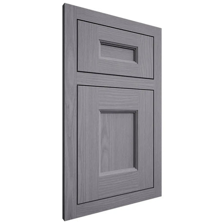 Shiloh Cabinetry Flush Inset Aspen White Oak Plain Cut Cadet Door