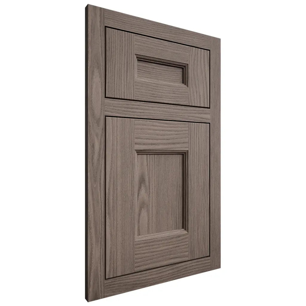 Shiloh Cabinetry Flush Inset Aspen White Oak Plain Cut Clay Door