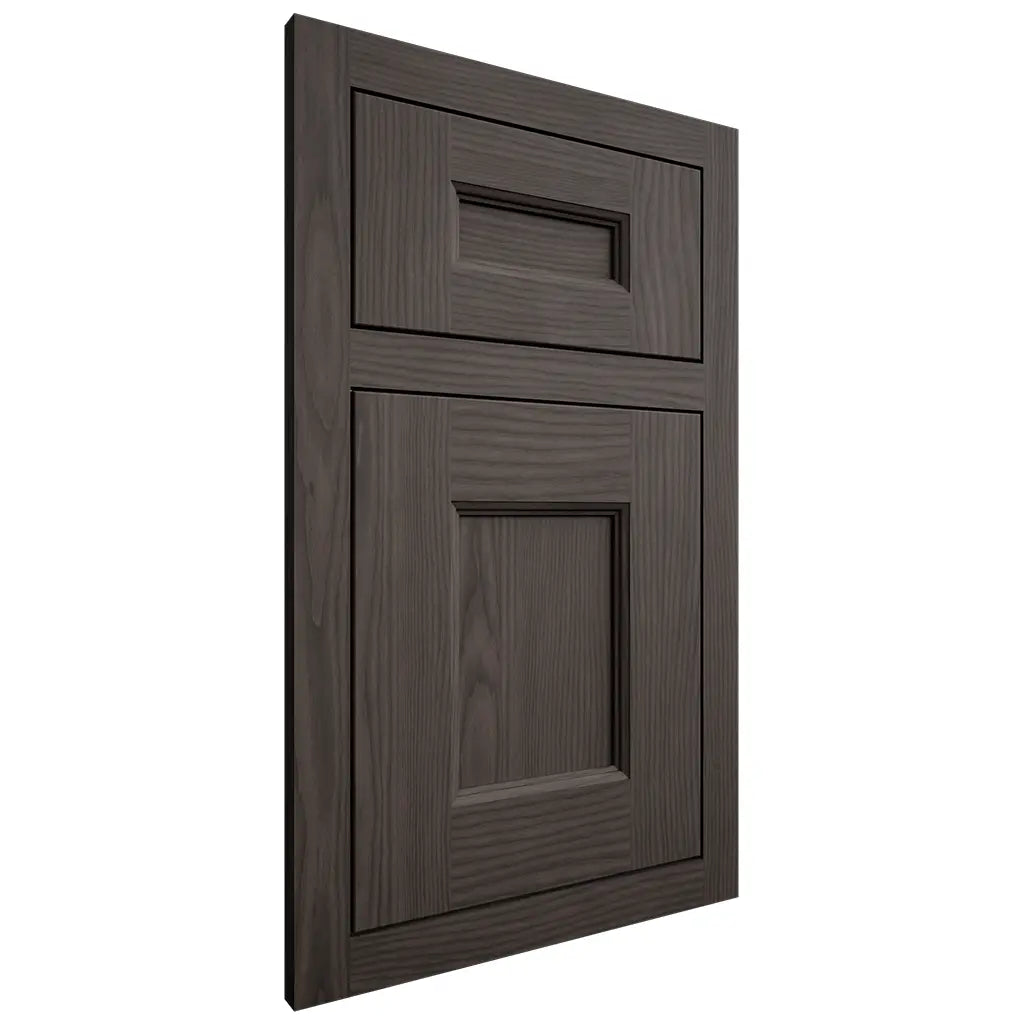 Shiloh Cabinetry Flush Inset Aspen White Oak Plain Cut Creekside Door