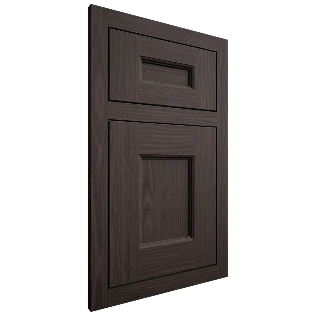 Shiloh Cabinetry Flush Inset Aspen White Oak Plain Cut Morel Door