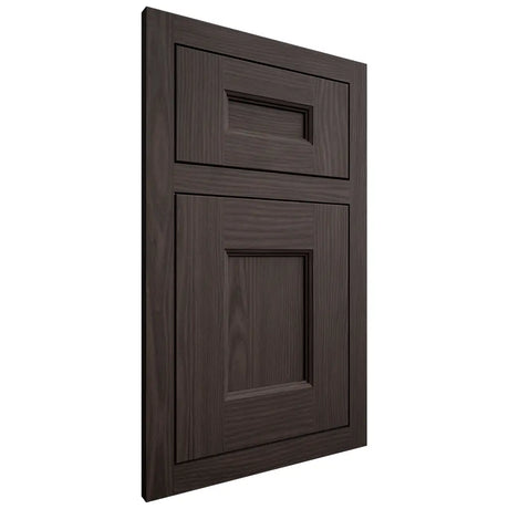 Shiloh Cabinetry Flush Inset Aspen White Oak Plain Cut Morel Door