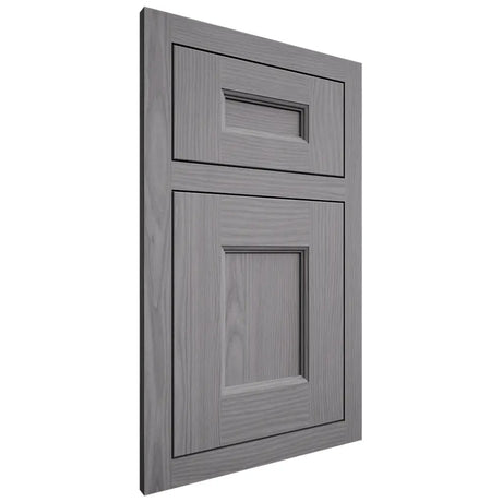 Shiloh Cabinetry Flush Inset Aspen White Oak Plain Cut Sterling Door