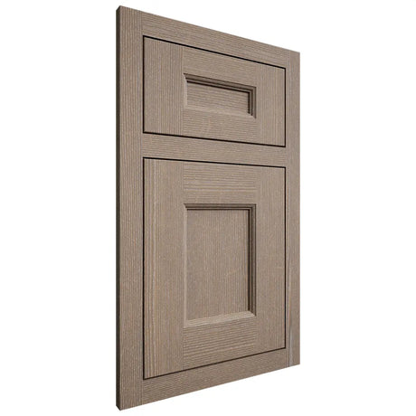 Shiloh Cabinetry Flush Inset Aspen White Oak Quarter Sawn Almond Door
