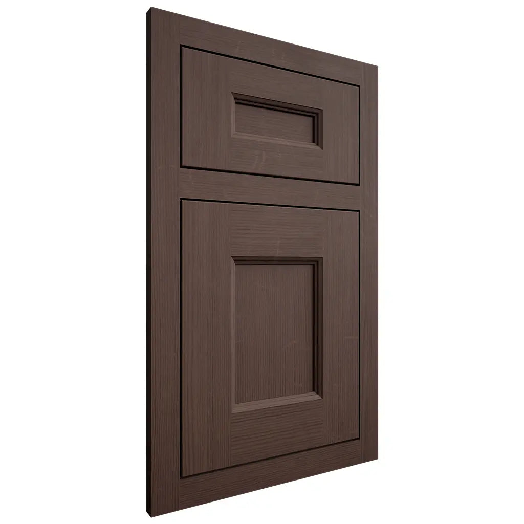 Shiloh Cabinetry Flush Inset Aspen White Oak Quarter Sawn Dusk Door
