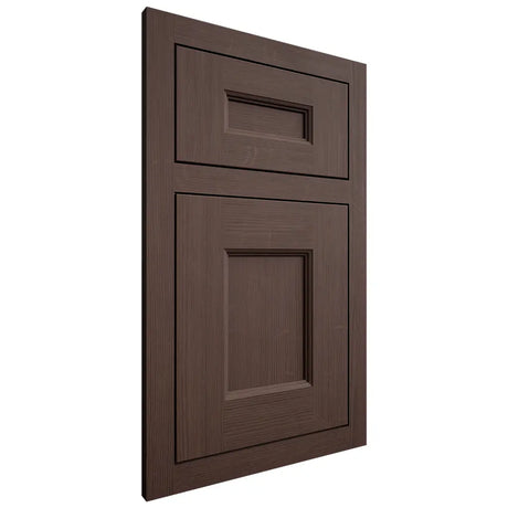 Shiloh Cabinetry Flush Inset Aspen White Oak Quarter Sawn Dusk Door