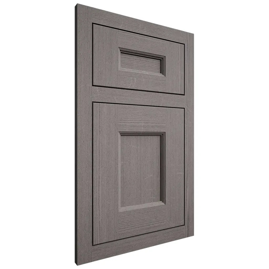 Shiloh Cabinetry Flush Inset Aspen White Oak Quarter Sawn Flagstone Door