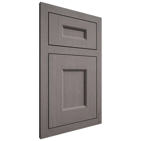 Shiloh Cabinetry Flush Inset Aspen White Oak Quarter Sawn Flagstone Door