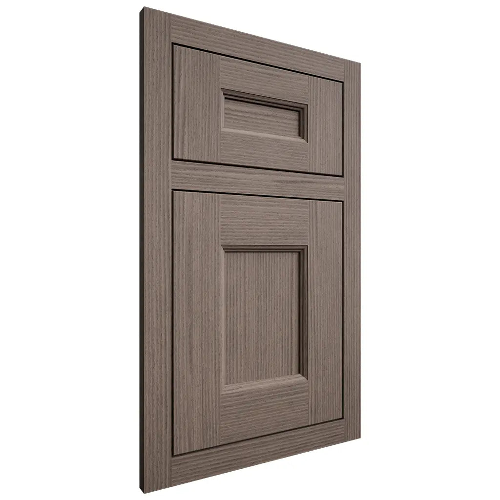 Shiloh Cabinetry Flush Inset Aspen White Oak Rift Cut Clay Door