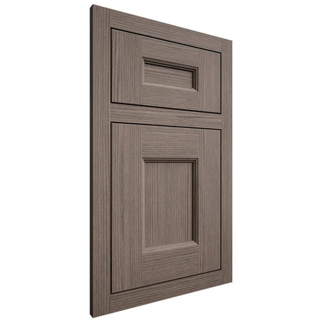 Shiloh Cabinetry Flush Inset Aspen White Oak Rift Cut Clay Door