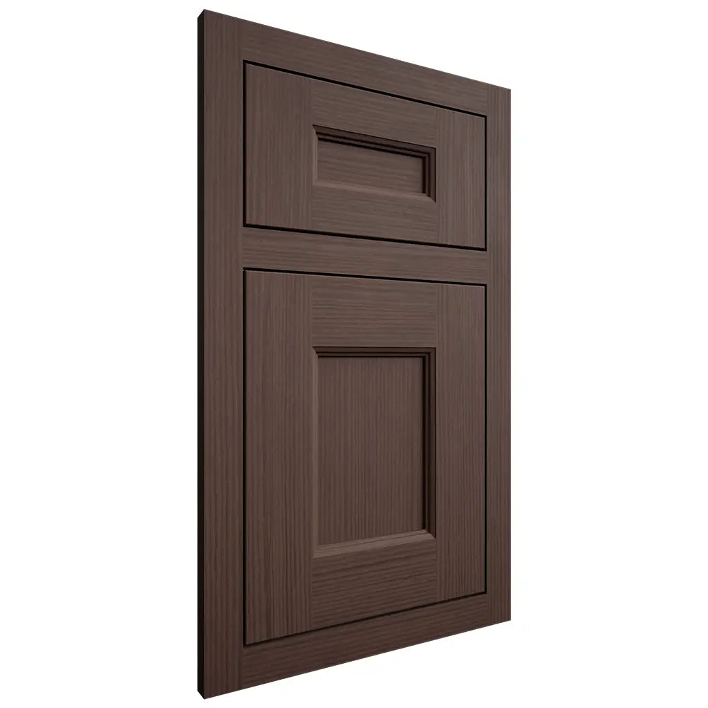 Shiloh Cabinetry Flush Inset Aspen White Oak Rift Cut Dusk Door
