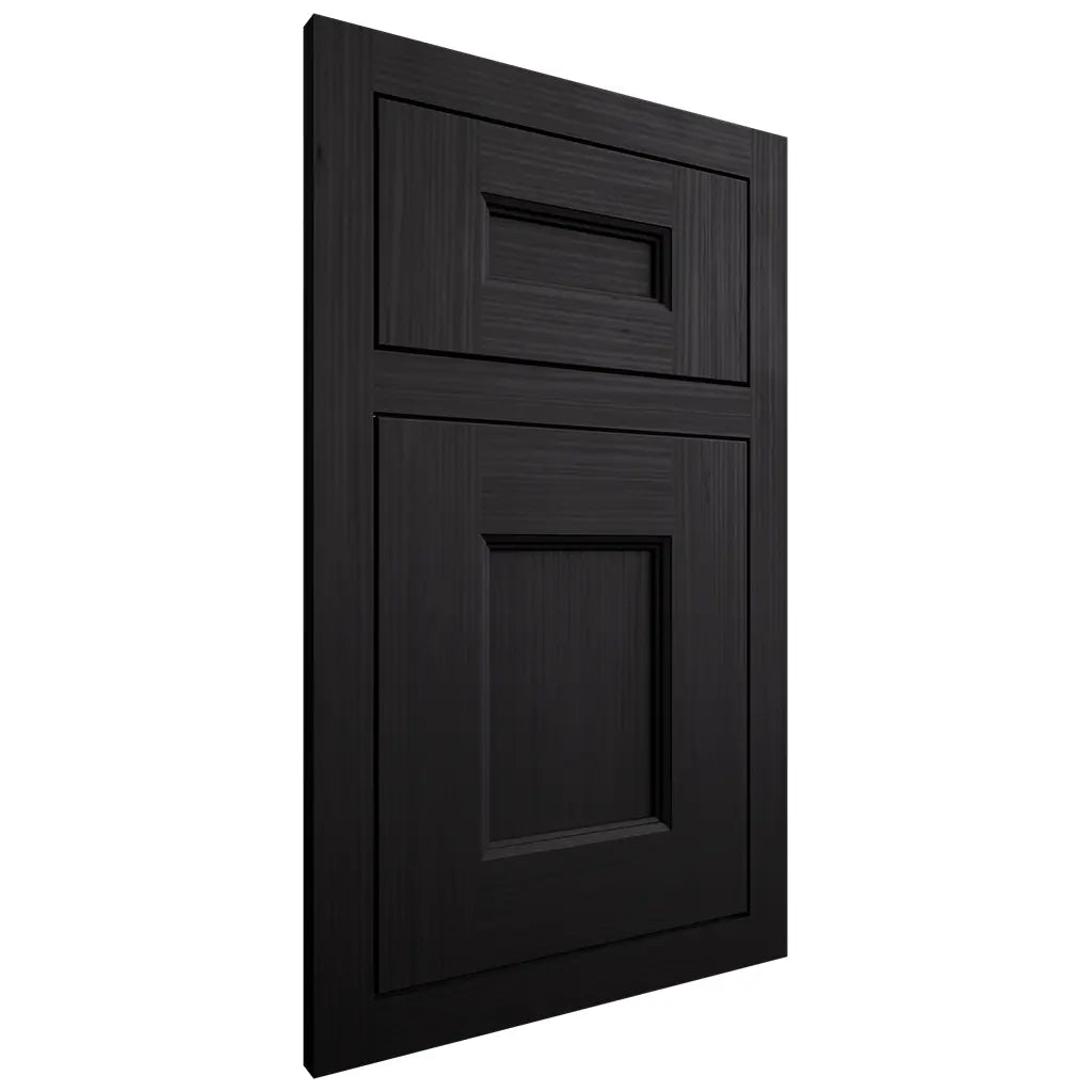 Shiloh Cabinetry Flush Inset Aspen White Oak Rift Cut Ink Door