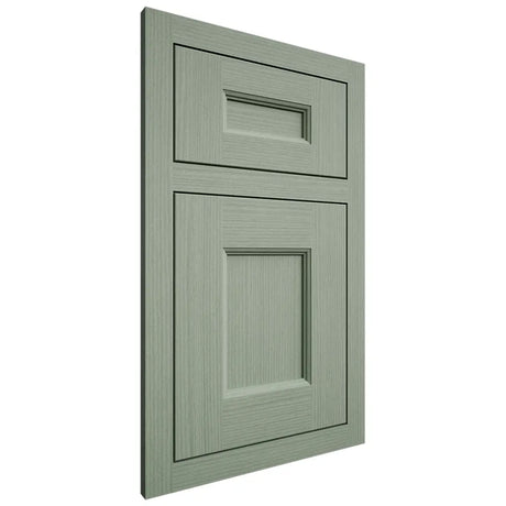 Shiloh Cabinetry Flush Inset Aspen White Oak Rift Cut Moss Door
