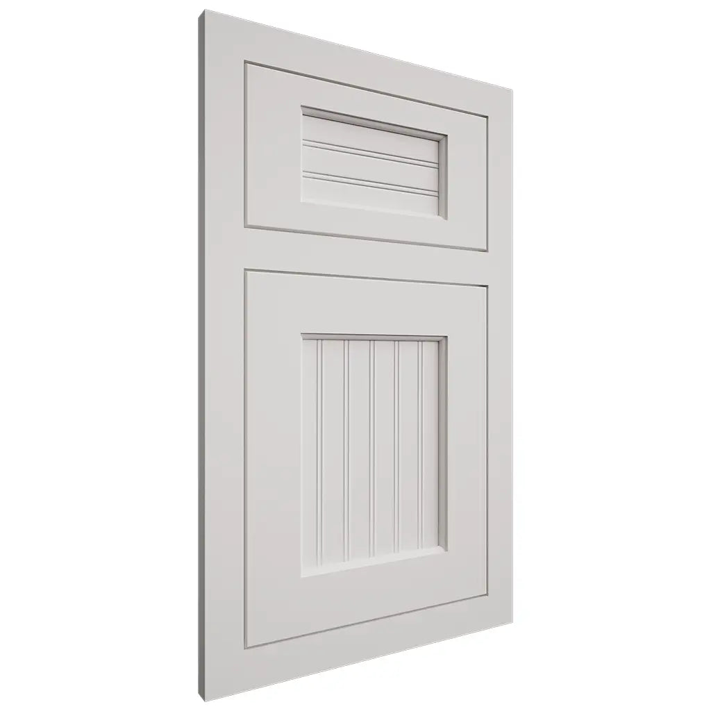 Shiloh Cabinetry Flush Inset Beaded Century Paintable Soft White Door