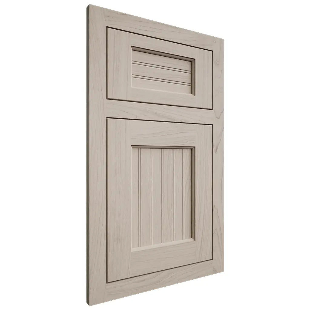 Shiloh Cabinetry Flush Inset Beaded Century Poplar Plain Cut Seagull Door