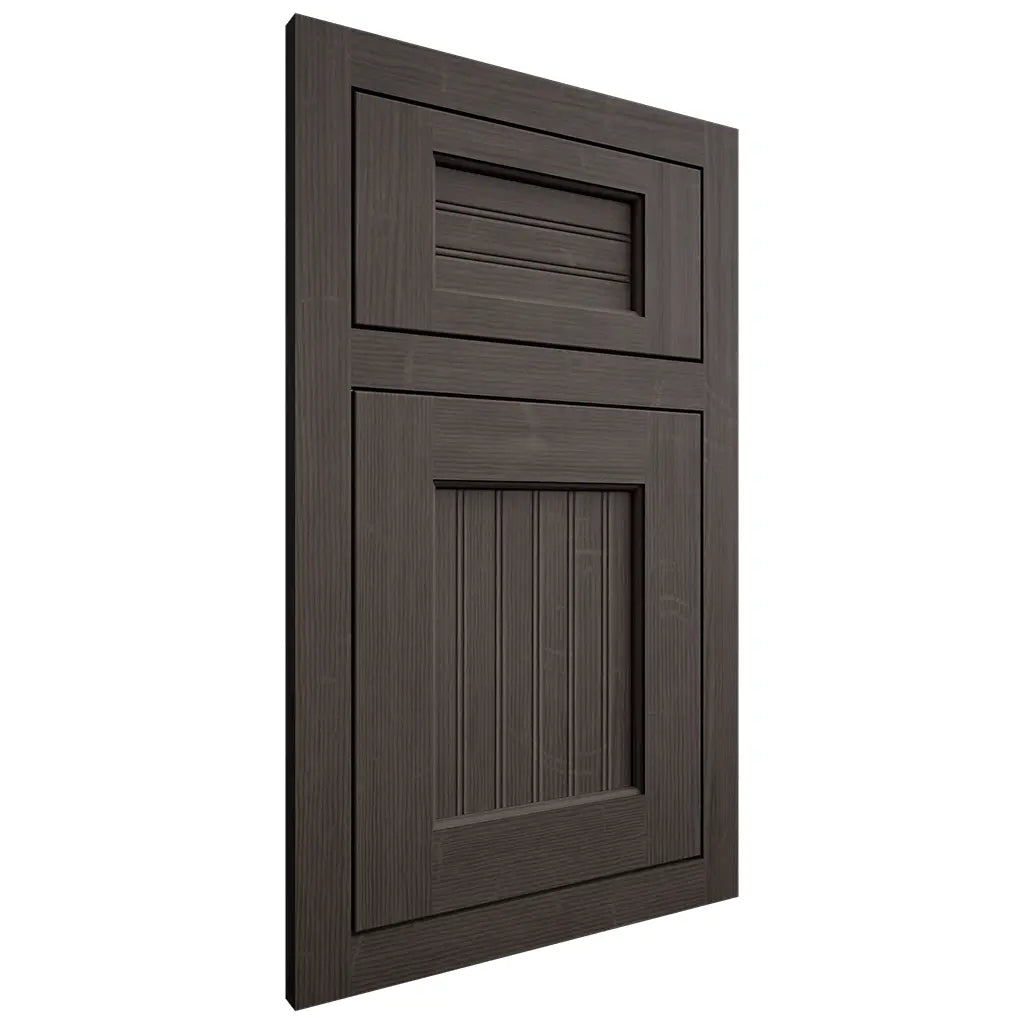 Shiloh Cabinetry Flush Inset Beaded Century White Oak Quarter Sawn Creekside Door