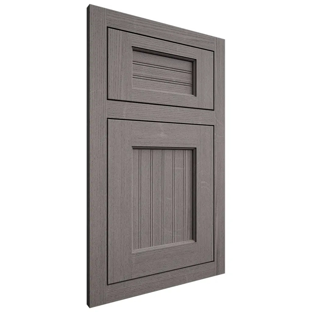 Shiloh Cabinetry Flush Inset Beaded Century White Oak Quarter Sawn Flagstone Door
