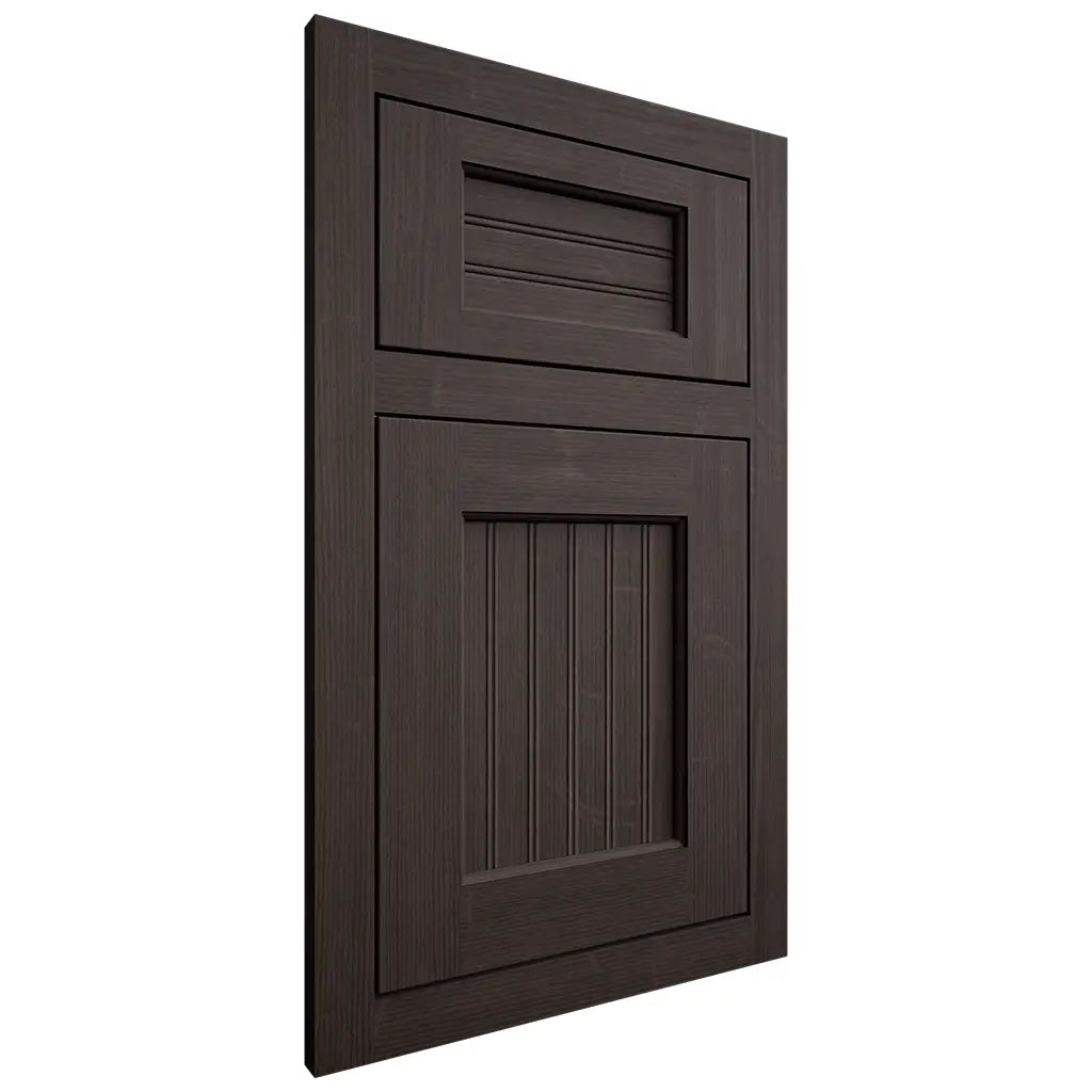 Shiloh Cabinetry Flush Inset Beaded Century White Oak Quarter Sawn Morel Door