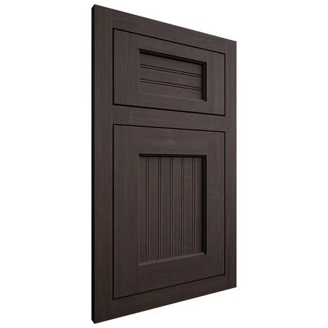 Shiloh Cabinetry Flush Inset Beaded Century White Oak Quarter Sawn Morel Door