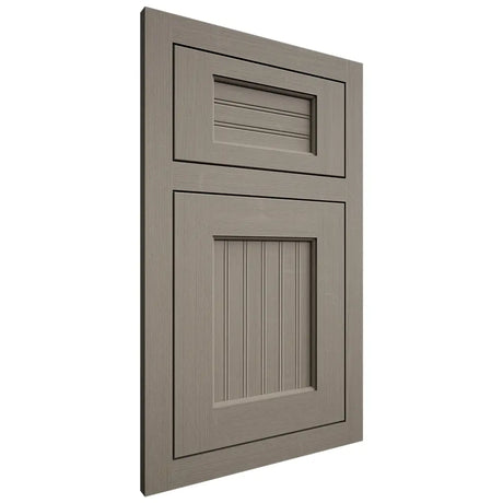Shiloh Cabinetry Flush Inset Beaded Century White Oak Quarter Sawn Thyme Door