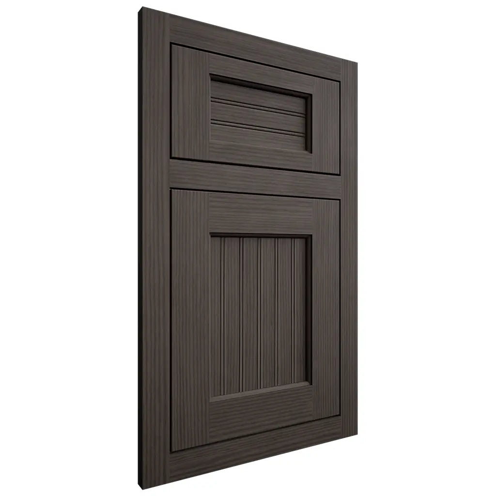 Shiloh Cabinetry Flush Inset Beaded Century White Oak Rift Cut Creekside Door