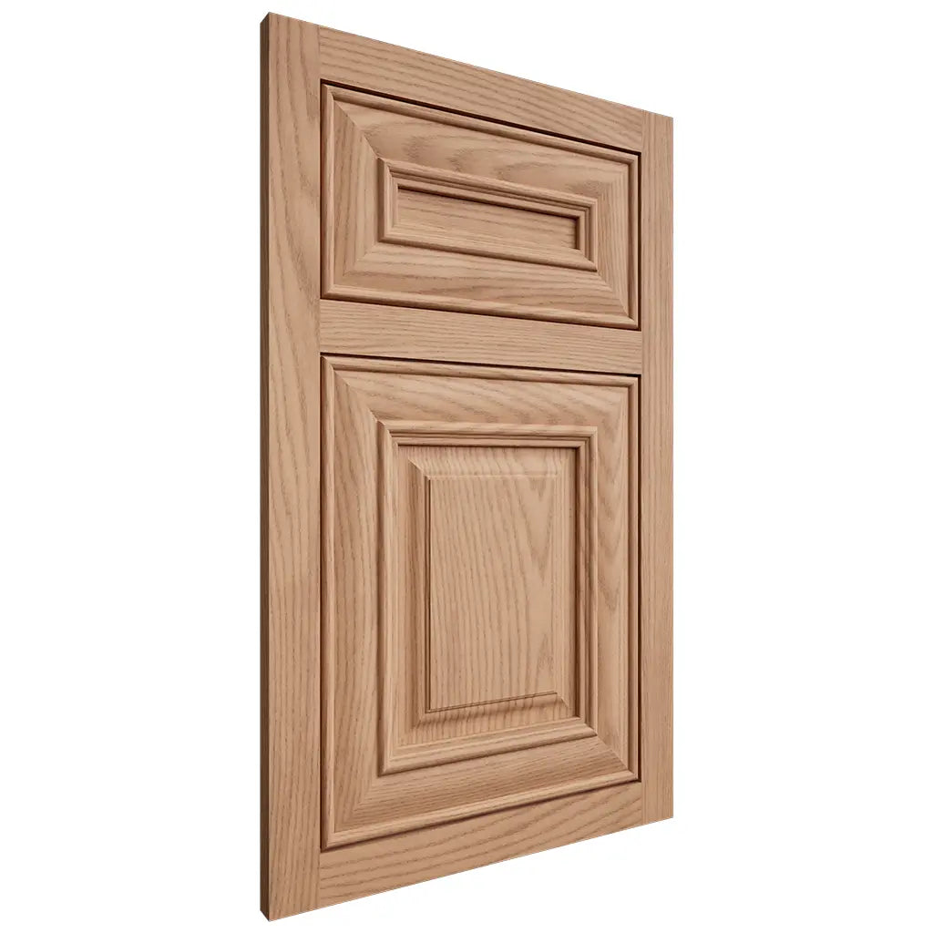 Shiloh Cabinetry Flush Inset Bradford Red Oak Plain Cut Natural Door