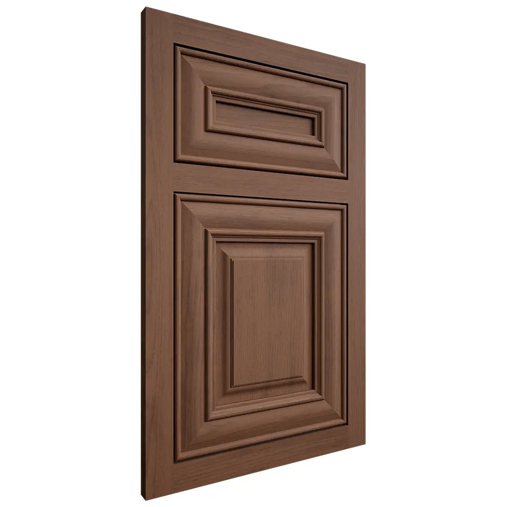 Shiloh Cabinetry Flush Inset Bradford Walnut Plain Cut Natural Door