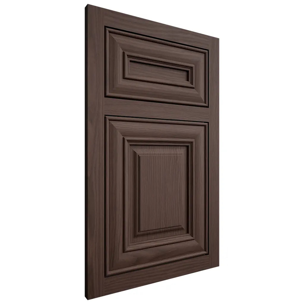 Shiloh Cabinetry Flush Inset Bradford White Oak Plain Cut Dusk Door