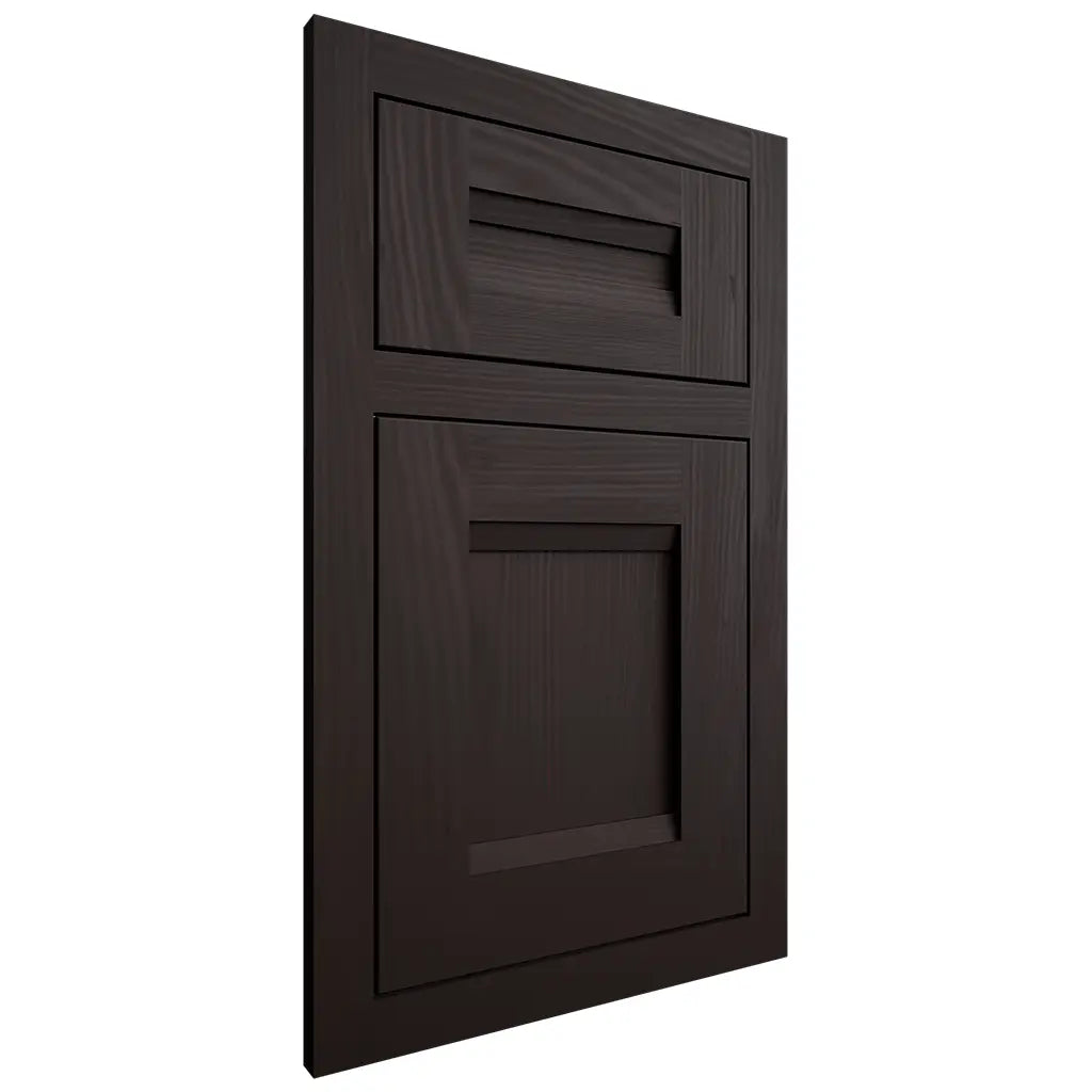 Shiloh Cabinetry Flush Inset Bristol Alder Plain Cut Espresso Door