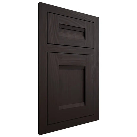 Shiloh Cabinetry Flush Inset Bristol Alder Plain Cut Espresso Door