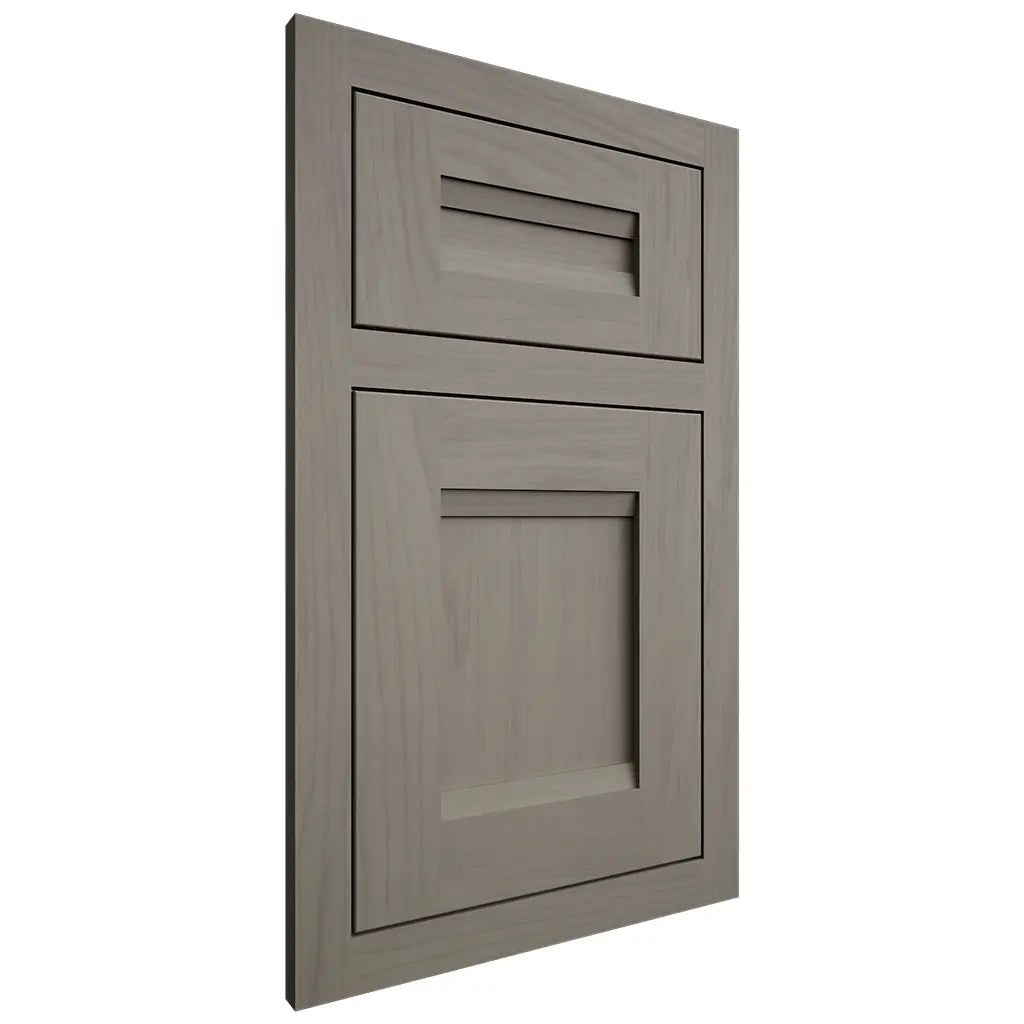Shiloh Cabinetry Flush Inset Bristol Alder Plain Cut Thyme Door