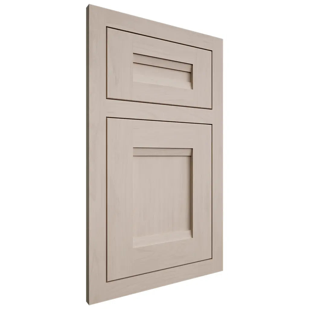 Shiloh Cabinetry Flush Inset Bristol Alder Plain Cut White Sands Door