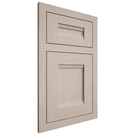 Shiloh Cabinetry Flush Inset Bristol Alder Plain Cut White Sands Door