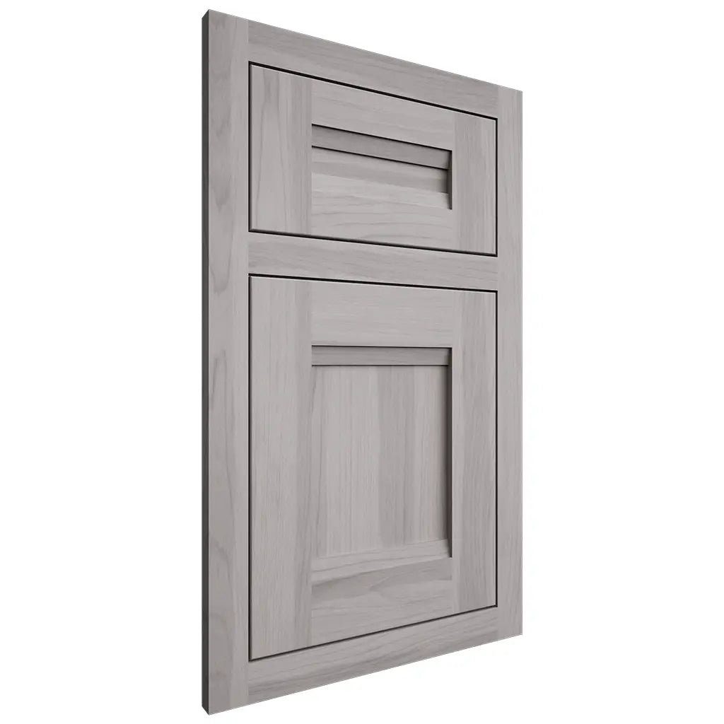 Shiloh Cabinetry Flush Inset Bristol Hickory Plain Cut Stratus Door