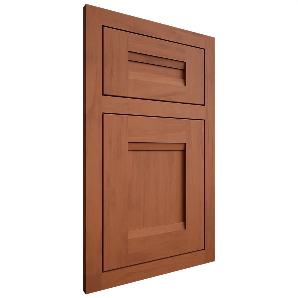 Shiloh Cabinetry Flush Inset Bristol Maple Plain Cut Spice Door