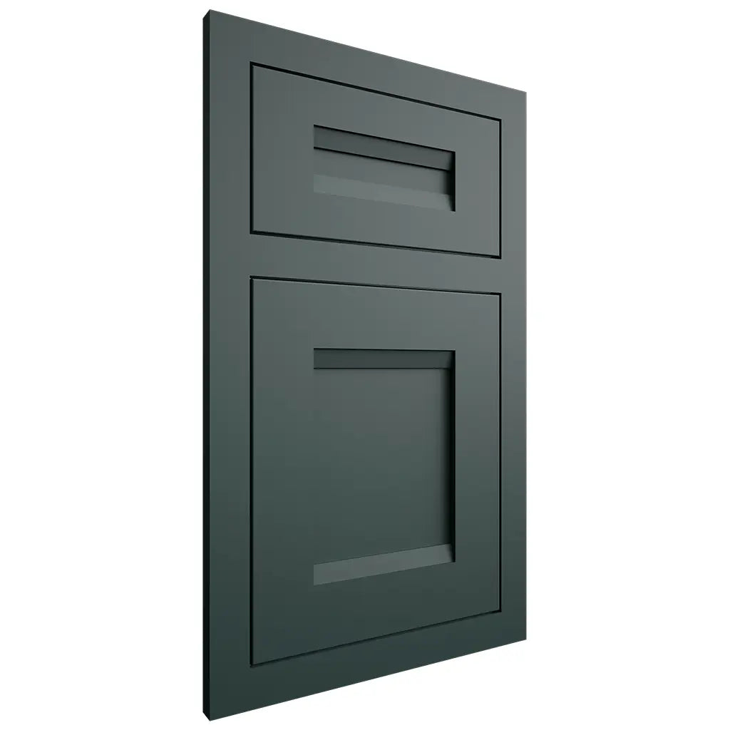 Shiloh Cabinetry Flush Inset Bristol Paintable Billiard Green Door