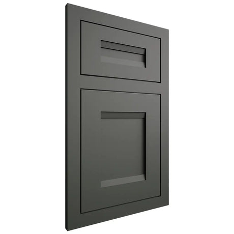 Shiloh Cabinetry Flush Inset Bristol Paintable Pewter Green Door