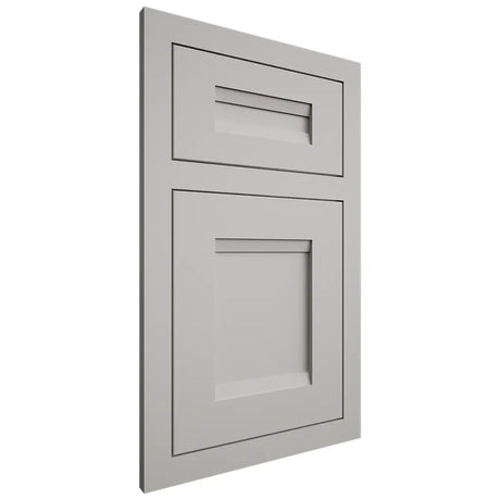 Shiloh Cabinetry Flush Inset Bristol Paintable Unusual Gray Door