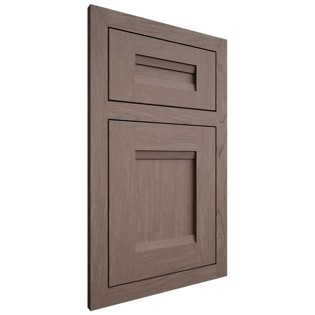 Shiloh Cabinetry Flush Inset Bristol Poplar Plain Cut River Rock Door