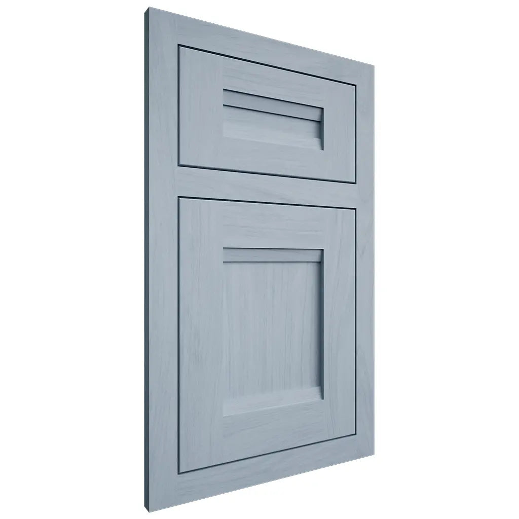 Shiloh Cabinetry Flush Inset Bristol Poplar Plain Cut Sky Door