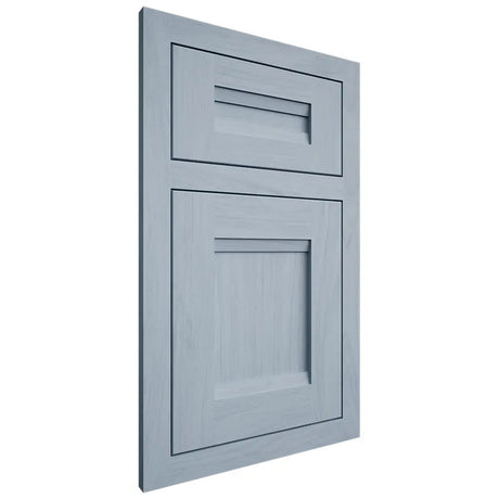 Shiloh Cabinetry Flush Inset Bristol Poplar Plain Cut Sky Door