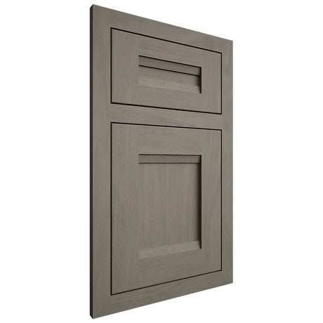 Shiloh Cabinetry Flush Inset Bristol Poplar Plain Cut Thyme Door