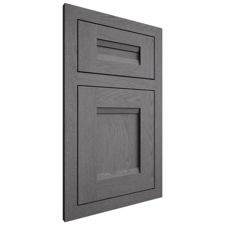Shiloh Cabinetry Flush Inset Bristol Red Oak Plain Cut Cadet Door