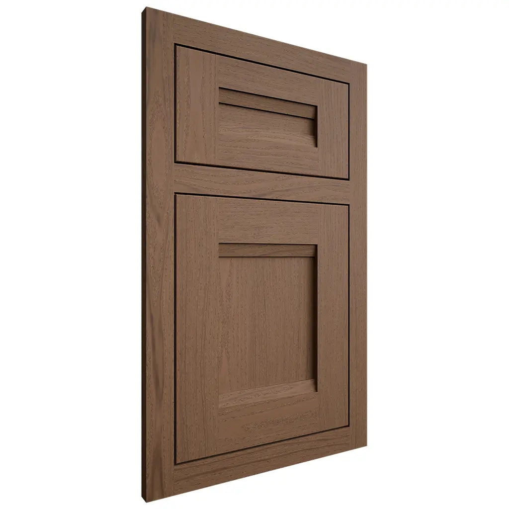 Shiloh Cabinetry Flush Inset Bristol White Oak Plain Cut Autumn Door