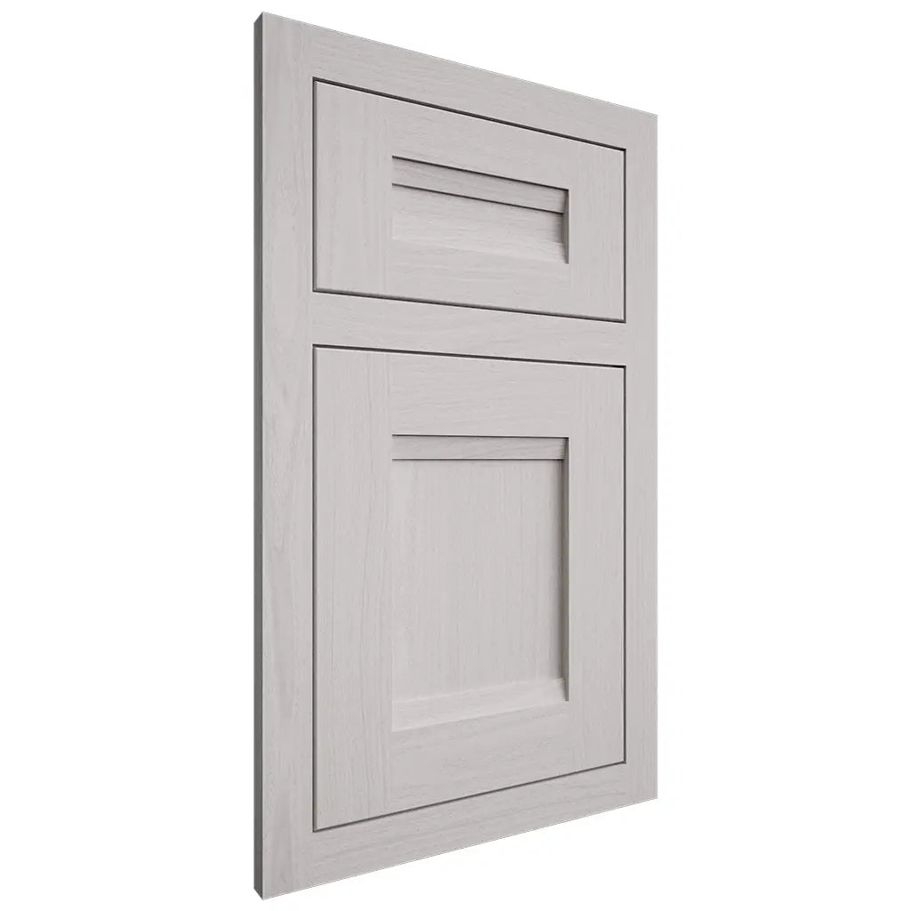 Shiloh Cabinetry Flush Inset Bristol White Oak Plain Cut Cotton Door