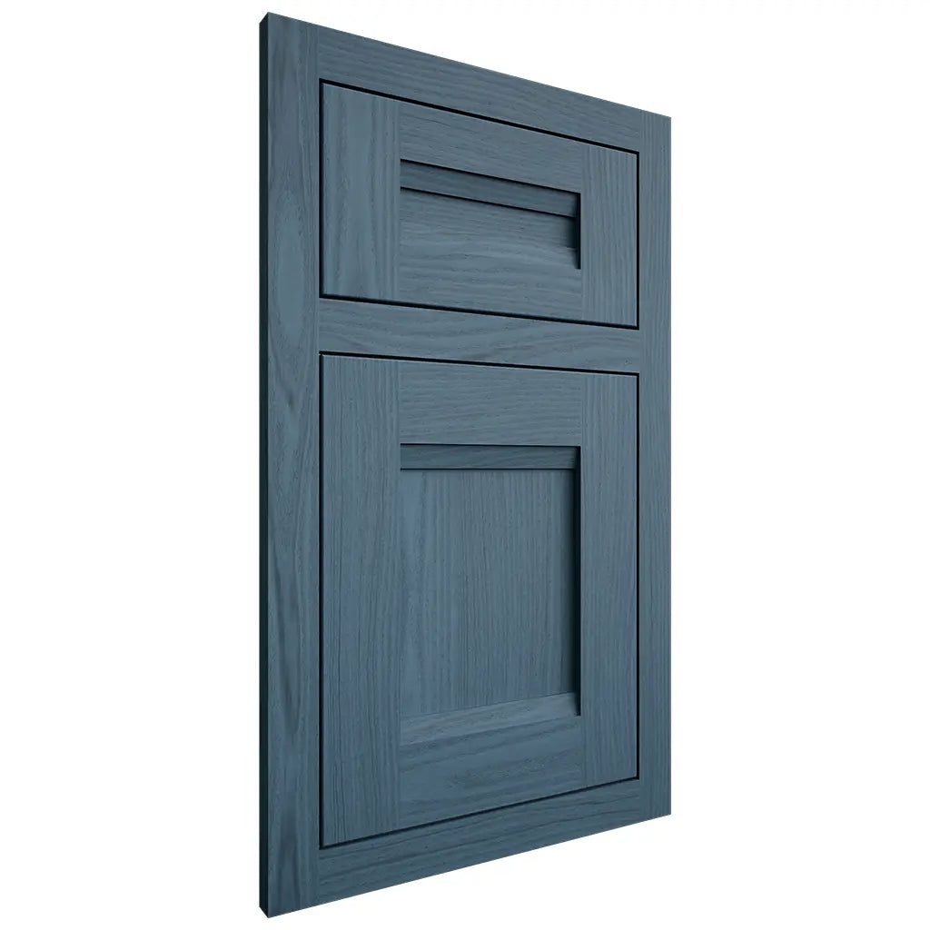 Shiloh Cabinetry Flush Inset Bristol White Oak Plain Cut Hudson Door