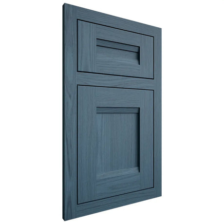 Shiloh Cabinetry Flush Inset Bristol White Oak Plain Cut Hudson Door