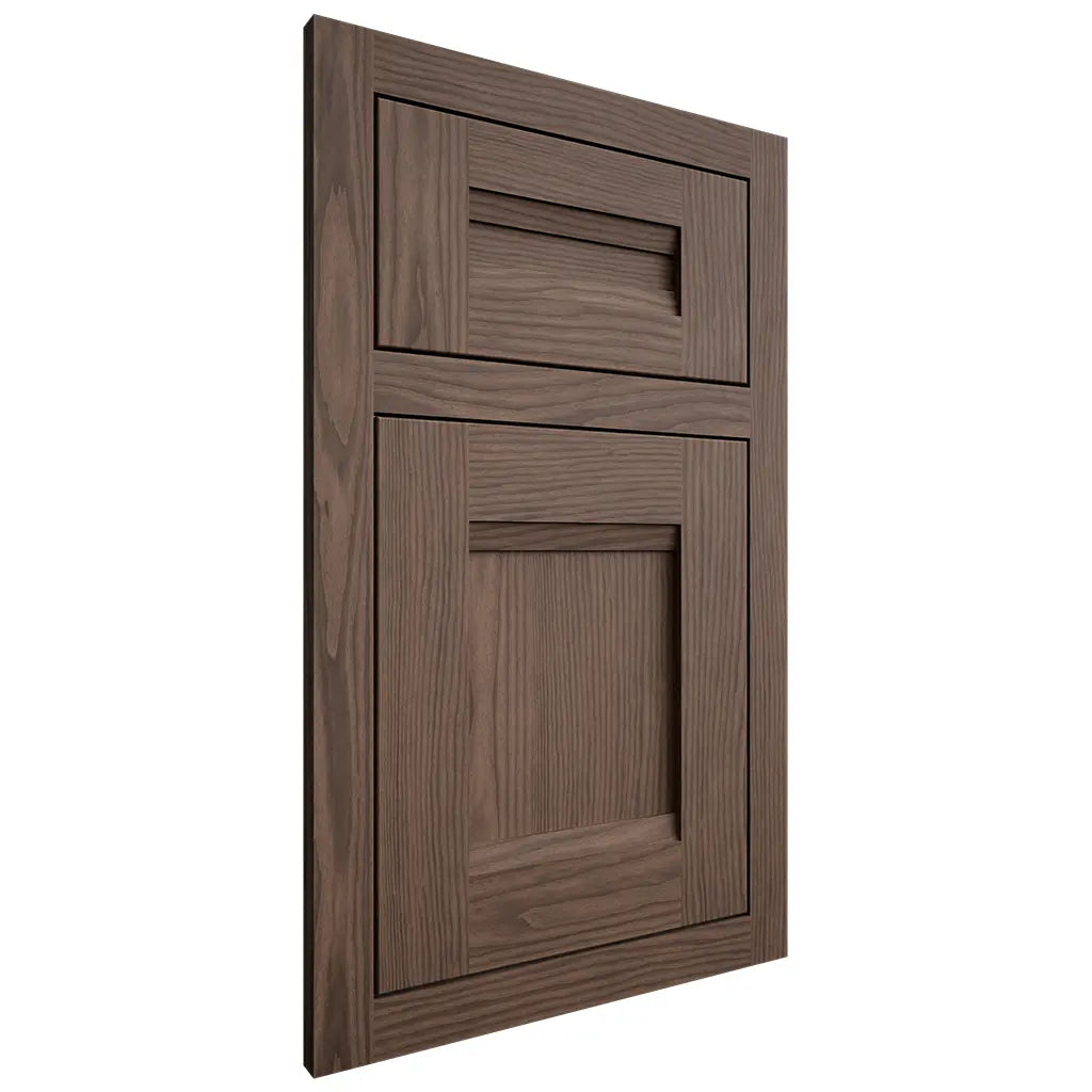 Shiloh Cabinetry Flush Inset Bristol White Oak Plain Cut Mineral Door