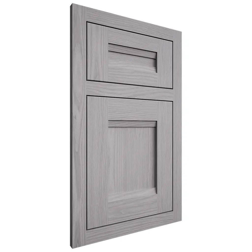 Shiloh Cabinetry Flush Inset Bristol White Oak Plain Cut Stratus Door